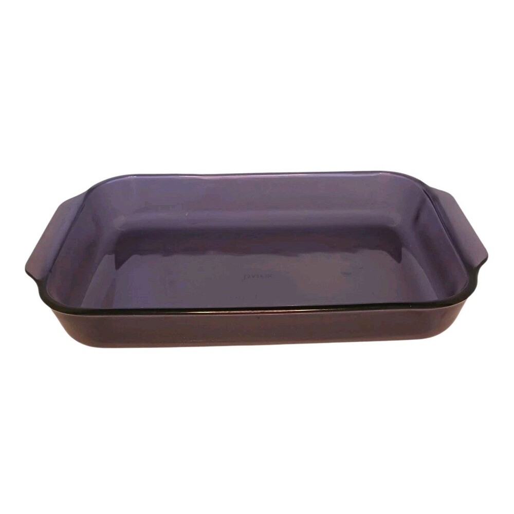 Vtg Pyrex Amethyst Purple 3 Qt 9X13 Casserole Baking Glass Dish Rectangle #233